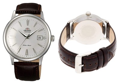 日本正版 Orient 東方 Bambino SAC00005W0 手錶 男錶 皮革錶帶 日本代購