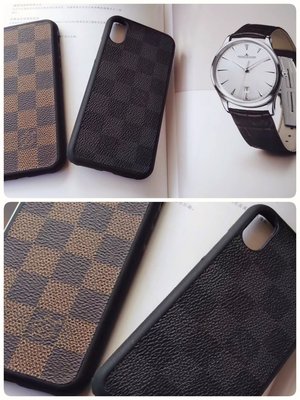 Louis Vuitton棋盤 手機保護殼 Iphone 7 Iphone 8 Iphone X Plus LV