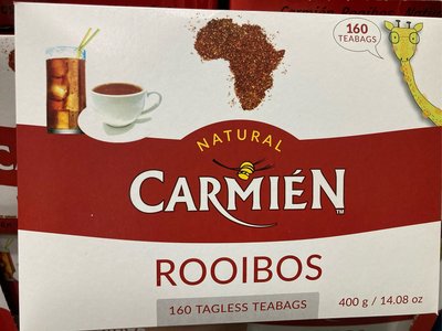 🎉現貨特價！CARMIEN 南非博士茶 南非國寶茶 每包2.5公克X160包入-吉兒好市多COSTCO代購