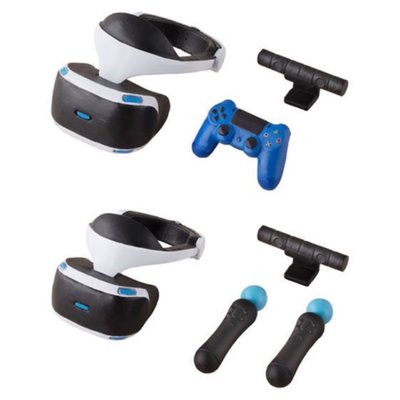 BANDAI 轉蛋 扭蛋 PS4&amp;VR遊戲模型公仔 PS4 VR 虛擬眼鏡 虛擬 2款