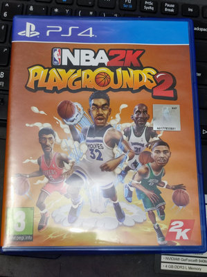 PS4遊戲：NBA 2K 熱血街球場2，街頭籃球2 playground2