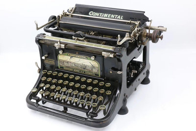 【現貨精選】德國古董復古機械臺式打字機Olympia杭州收藏擺設#促銷 #