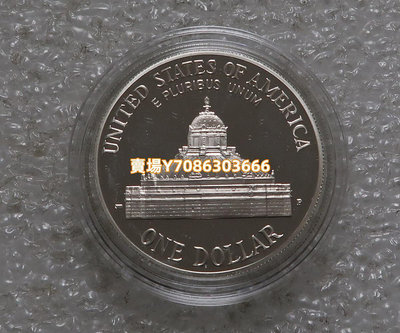 美國2000年 1元 國會圖書館PROOF 精致紀念銀幣 銀幣 紀念幣 錢幣【悠然居】1487