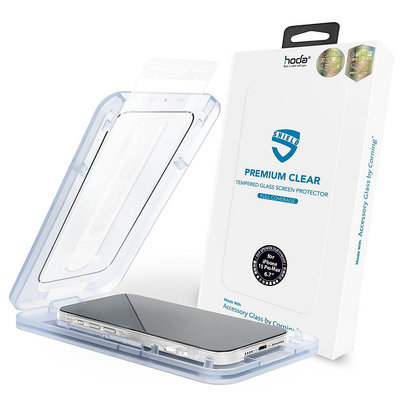 hoda 美國康寧授權 2.5D 滿版 9H 玻璃保護貼，iPhone 15 Pro Max / 15 Plus