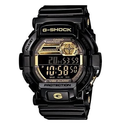 G-SHOCK-GD-350BR-1DR美國隊長黑金配色 特務戰略軍用運動腕錶