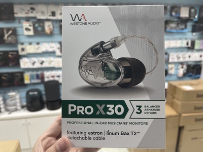 禾豐音響【 Westone PRO X30 】威士頓 新版 3動鐵 IPX插針 監聽 入耳 耳機 公司貨 保固二年