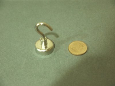 《磁石技研》釹鐵硼 強力磁鐵掛勾 直徑 20mm
