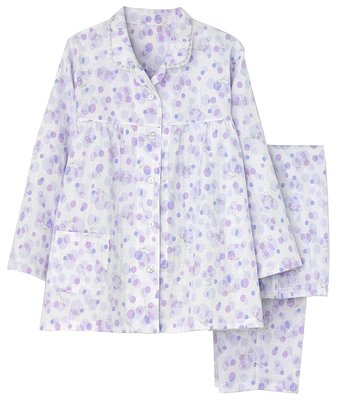 日本Gunze郡是 純棉100% 女士長袖雙層紗布睡衣 涼感 冷氣房 夏天 女士成套睡衣 日本睡衣