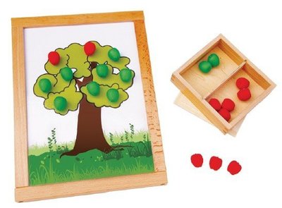 【劍聲幼教拍賣】【磁性蘋果樹(10的合成)】兒童玩具、教具、幼稚園、托兒所 、數學、算數、家庭