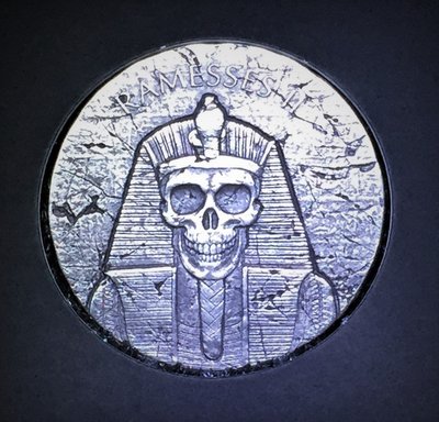 «自由銀»埃及-拉美西斯二世法老王銀幣 (2 toz=62.2g) #36