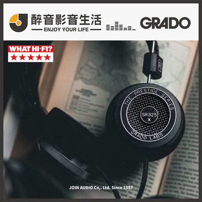 【醉音影音生活】美國 Grado SR325x 開放式耳罩耳機.台灣公司貨
