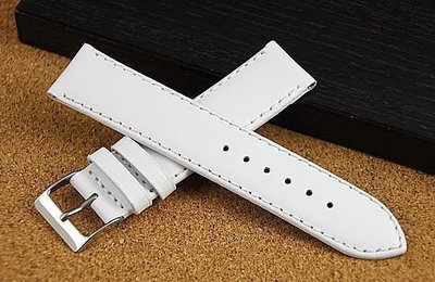 高質感20mm替代ck armani hamilton原廠抗過敏皮底皮面錶帶直身無紋,不鏽鋼