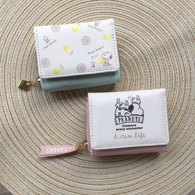 日本 史努比 檸檬 兔子 短夾 皮夾 錢包 鈔票夾 卡包卡片包 錢包 snoopy 生日禮物