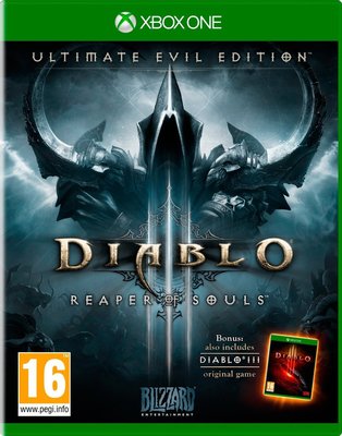 全新未拆 XBOX ONE 暗黑破壞神3 奪魂之鏈 終極邪惡版 (含3代本體) -英文版- Diablo 3