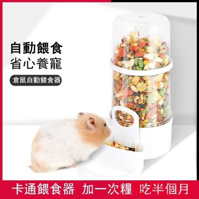 自動餵食器 倉鼠食盆 定時餵食器 寵物自動餵食器 倉鼠餵食器 倉鼠用具 智能餵食器 小琦琦の店