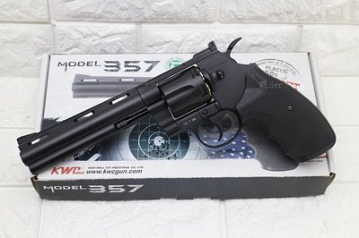 [01] KWC 6吋 左輪 手槍 CO2槍 ( KC-68 轉輪手槍短槍玩具槍BB槍BB彈城市獵人牛仔