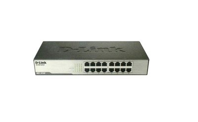 D-Link 友訊 DES-1016D 16埠 10/100Mbps桌上型乙太網路交換器