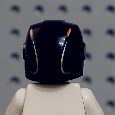 極致優品 LEGO 樂高 28631pb06 人仔頭盔 黑色 科技感頭盔 LG290