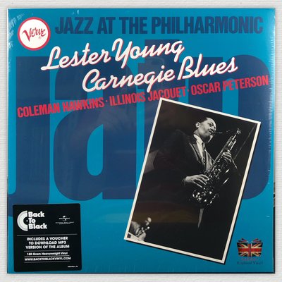 [英倫黑膠唱片Vinyl LP] 李斯特·楊 爵士走進愛樂廳名演 Lester Young Carnegie Blue