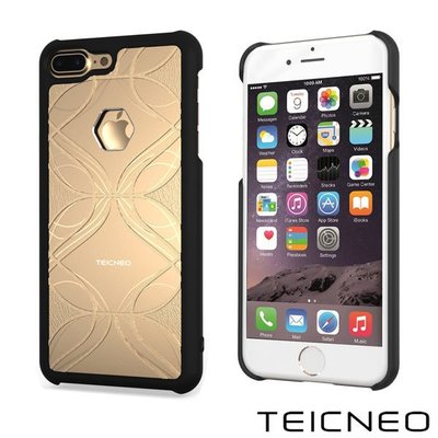 (iPhone 7 Plus榮耀金) TeicNeo 航太鋁合金手機保護殼 - 思緒【同同大賣場】