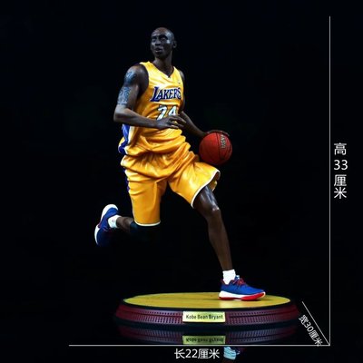 【紫色風鈴】籃球明星NBA 漫之林 黑曼巴GK 科比 KOBE真人頭雕1/6 場景盒裝 港版 無證