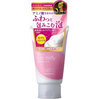 日本【ROSETTE】LIFT WHIP 拉提保濕泡沫洗面霜-120g 無香料、無著色劑、無礦物油 ￡夏綠蒂日貨