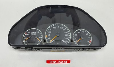 BENZ W202 S202 M104 1993-1995 儀表總成 儀錶 (時速 260KM) (日本外匯拆車品) 2025405011