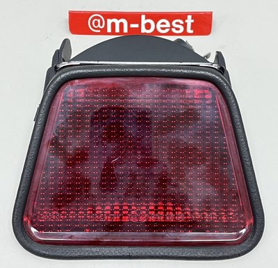 BENZ W210 1996-1998 (前期) 第三煞車燈 第三剎車燈 (黑色.日本外匯拆車品)(**缺後蓋**) 2108200756