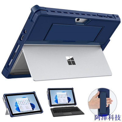 安東科技Microsoft Surface Go 3 2   2018 的保護套, 帶筆架手帶的多合一保護套