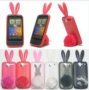 特惠-韓國rabito htc desire G7 A8181 兔子 手機 保護套/外殼 硅膠套
