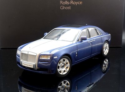 【M.A.S.H】現貨特價 Kyosho 1/18 Rolls Royce Ghost   Blue / Silver