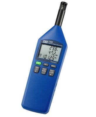 【米勒線上購物】溫溼度計 TES-1162 高精度溼度測量 溫度/溼度/大氣壓力計 USB介面 自動記錄