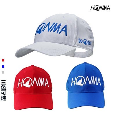 現貨熱銷-新款honma高爾夫帽子男戶外防曬遮陽帽一體成型女帽子白色有頂帽爆款
