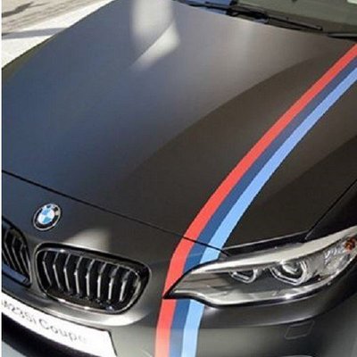 BMW 德國 三色一體貼紙 車門貼 M3 E36 E46 E90 E91 E92 E93 M5 E34 E38 E39