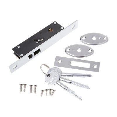 * 耐用的鋁合金滑動門鉤鎖十字形鑰匙螺栓鎖, 用於框架玻璃門-新款221015