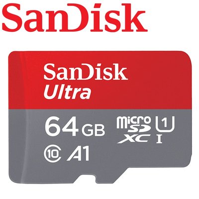 含稅附發票公司貨140MB/s SanDisk 64G 64GB Ultra microSDXC U1 (A1) 記憶卡