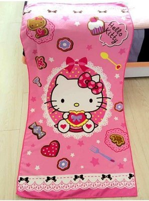 hello Kitty 凱蒂貓 遊泳浴巾 溫泉浴巾 海灘巾 浴圍 沙灘巾