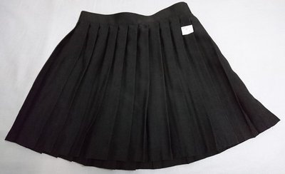 [全新代購]黑色百褶裙 15.5吋40公分青春洋溢版本