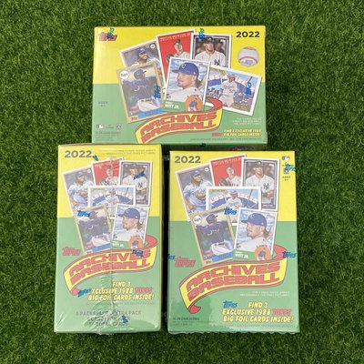 現貨 2022 Topps Archives MLB Baseball Blaster Box 檔案系列 棒球卡盒