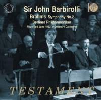 【小閔的古典音樂】Testament巴畢羅里(Sir John Barbirolli)/布拉姆斯:第2號交響曲【1CD】