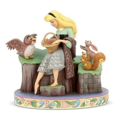 🗽Dona美國代購🗽預購 Enesco 迪士尼 睡美人 奧蘿拉公主與森林小動物 60週年 周年 塑像公仔擺飾擺設