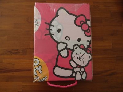 Hello Kitty雙人床包組-1床包2枕套+贈一小洗衣袋