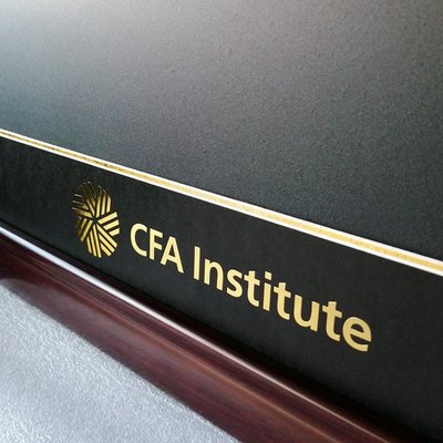 特許金融分析師Chartered Financial Analyst CFA證書相框架定制#相框