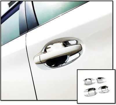 圓夢工廠 Toyota Prius a 2015~2021 Prius Alpha 鍍鉻銀 車門防刮門碗 內襯保護貼