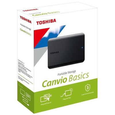 『儲存玩家』TOSHIBA 東芝 Canvio Basics A5 1TB 1T 2.5吋 行動硬碟 外接硬碟