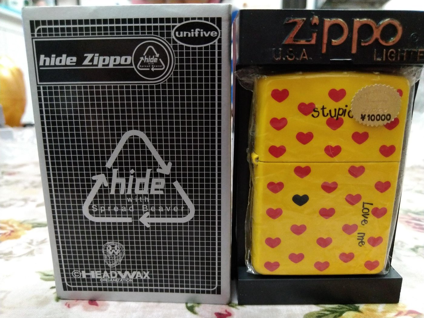 初版2002~2003年x japan hide zippo稀有絕版品難入手皆未使用品加08複