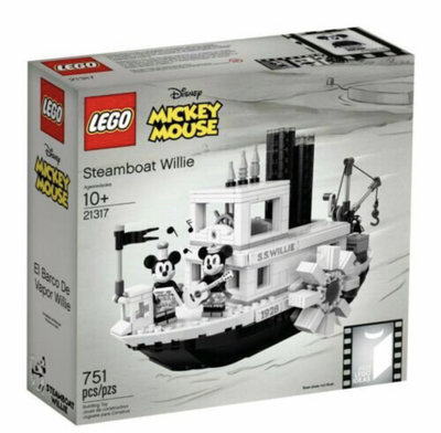 LEGO 樂高 IDEAS 21317 汽船威利號 盒況完整 全新未拆 公司貨 編號 #25