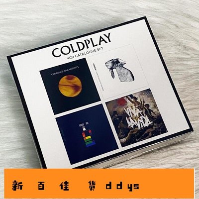新百佳貨-【正版CD】正版 酷玩樂隊套裝專輯 Coldplay catalogue set 4CD唱片-盡快安排