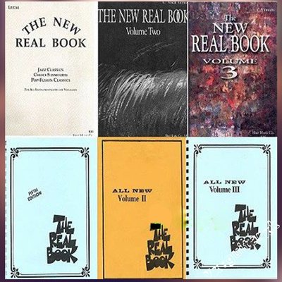爵士樂The Real Book1-3+The New Real Book1-3 Jazz Music 全6套~特價