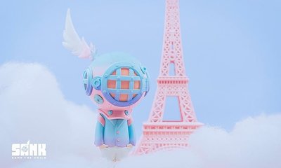 Sank Toys 小藏克 旅途系列 背包少年 粉藍配色版本